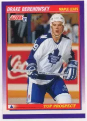 Карточка Drake Berehowsky/Дрейк Береховски (Toronto Maple Leafs/Торонто) НХЛ NHL