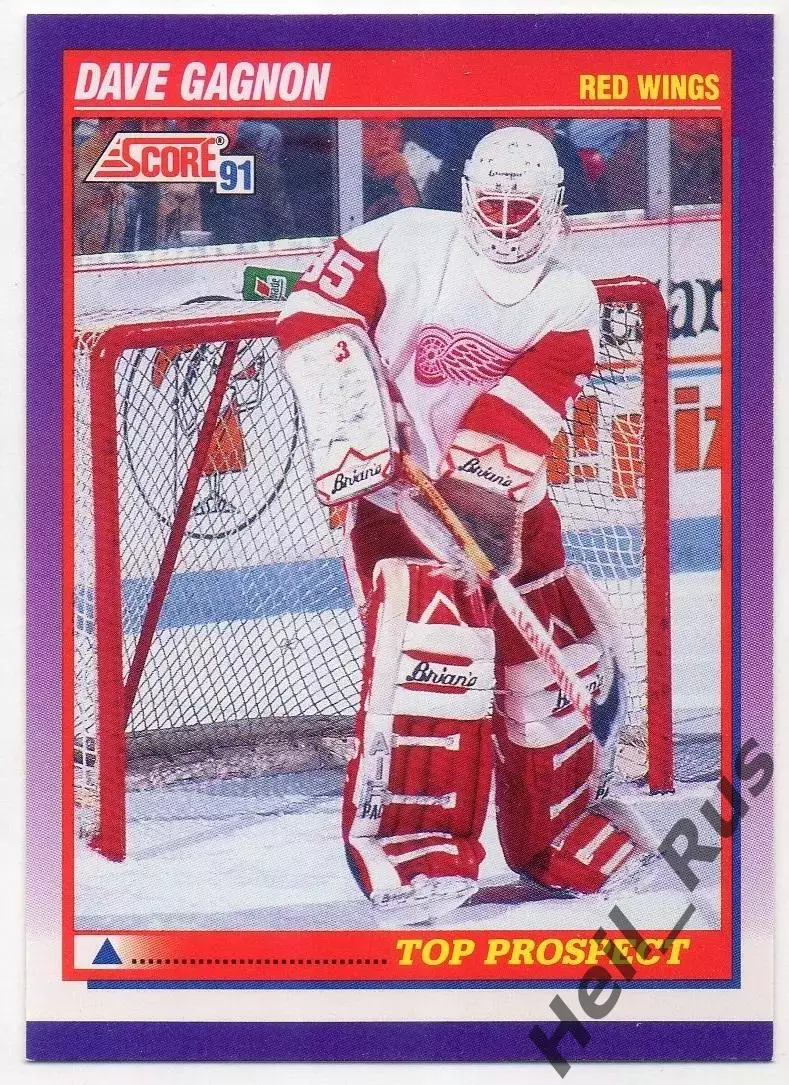 Карточка Dave Gagnon/Дэйв Ганьон (Detroit Red Wings/Детройт Ред Уингз) НХЛ/NHL