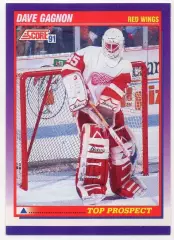 Карточка Dave Gagnon/Дэйв Ганьон (Detroit Red Wings/Детройт Ред Уингз) НХЛ/NHL