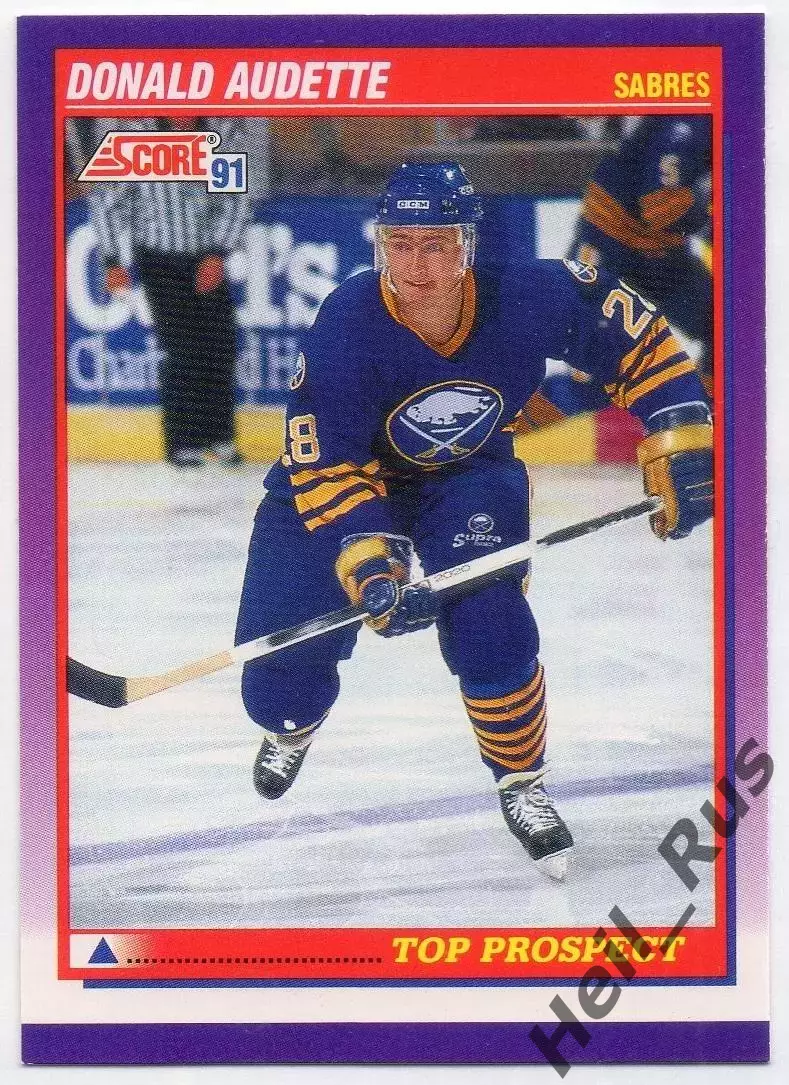 Карточка Donald Audette / Дональд Одетт (Buffalo Sabres/Баффало Сейбрз) НХЛ/NHL
