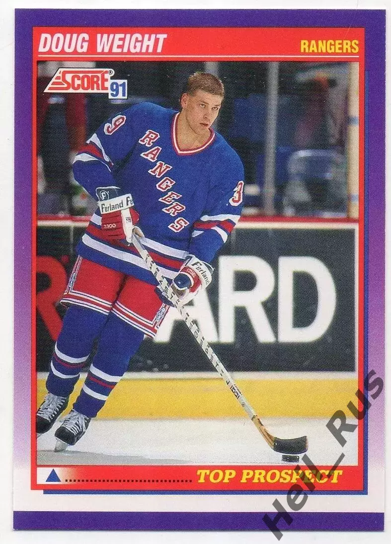 Хоккей Карточка Doug Weight/Дуг Уэйт New York Rangers/Нью-Йорк Рейнджерс НХЛ/NHL