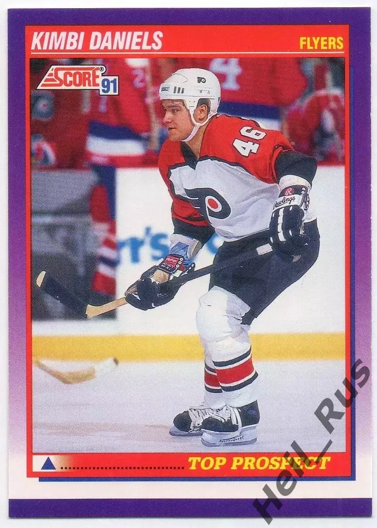 Хоккей Карточка Kimbi Daniels/Кимби Дэниелс (Flyers/Филадельфия Флайерз) НХЛ/NHL