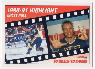 Хоккей Карточка Brett Hull/Бретт Халл (St. Louis Blues/Сент-Луис Блюз) НХЛ, NHL