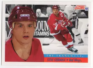 Карточка Steve Yzerman/Стив Айзерман Detroit Red Wings/Детройт Ред Уингз NHL/НХЛ