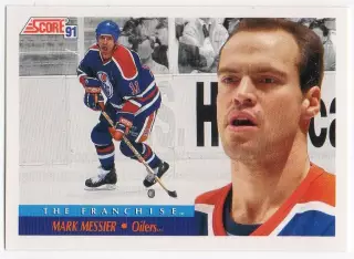 Хоккей Карточка Mark Messier/Марк Мессье Edmonton Oilers Эдмонтон Ойлерз НХЛ NHL