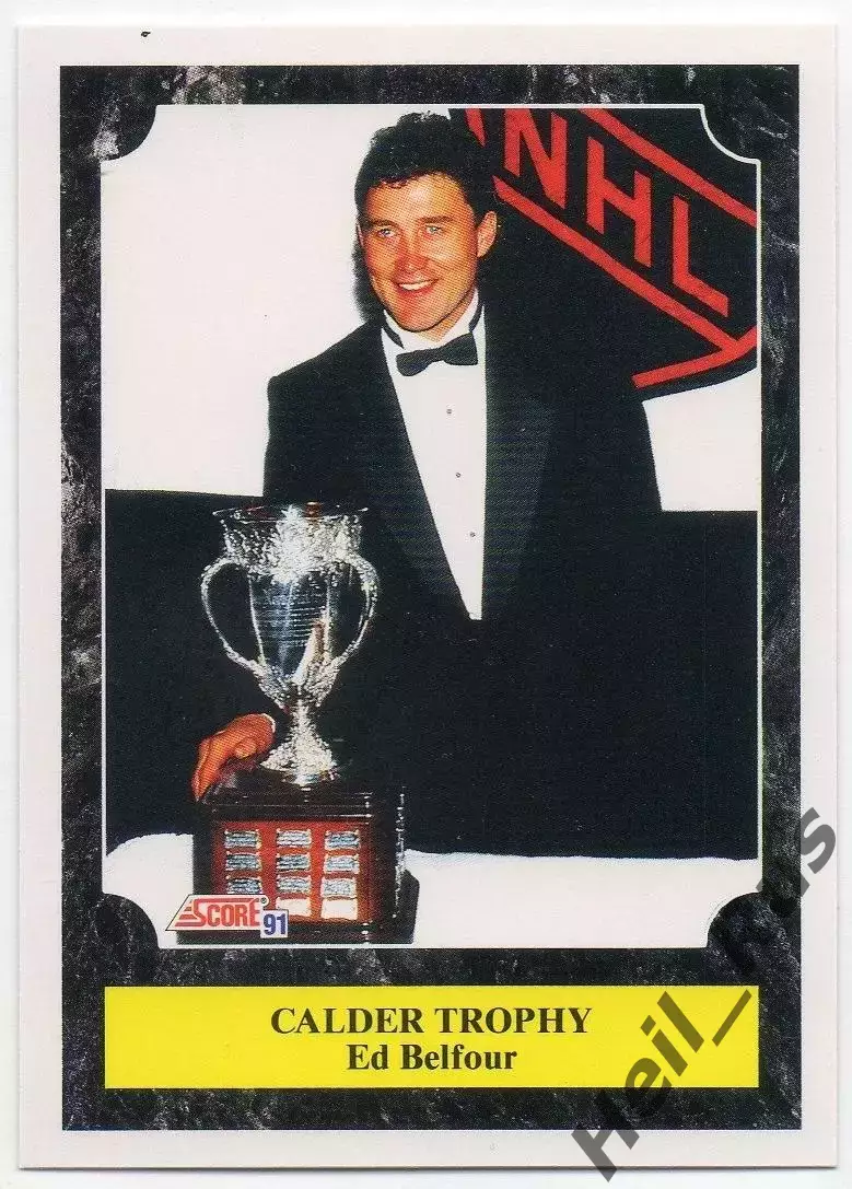 Хоккей Карточка Ed Belfour/Эд Бельфор Chicago Blackhawks/Чикаго Блэкхокс NHL-НХЛ