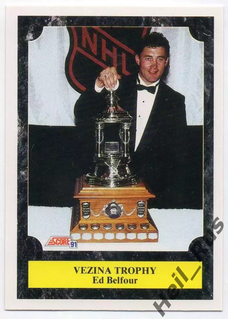 Хоккей Карточка Ed Belfour/Эд Бельфор Chicago Blackhawks/Чикаго Блэкхокс НХЛ NHL