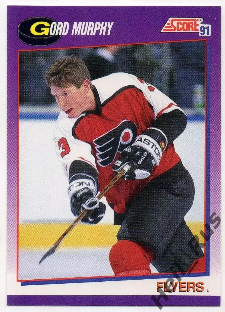 Карточка Gord Murphy/Горд Мерфи Philadelphia Flyers/Филадельфия Флайерз НХЛ/NHL