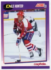 Карточка Dale Hunter/Дэйл Хантер Washington Capitals/Вашингтон Кэпиталз; НХЛ/NHL
