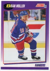 Карточка Brian Mullen/Брайан Маллен New York Rangers/Нью-Йорк Рейнджерс NHL/НХЛ