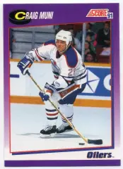 Хоккей. Карточка Craig Muni/Крейг Муни (Edmonton Oilers/Эдмонтон Ойлерз) NHL/НХЛ