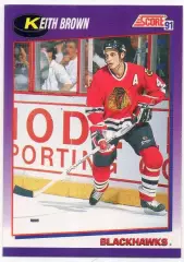 Хоккей Карточка Keith Brown/Кит Браун Chicago Blackhawks/Чикаго Блэкхокс NHL/НХЛ