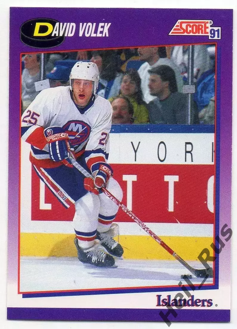 Карточка David Volek / Давид Волек New York Islanders/Нью-Йорк Айлендерс НХЛ/NHL