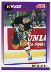 Хоккей Карточка Ken Hodge/Кен Ходж (Boston Bruins/Бостон Брюинз) НХЛ/NHL 1991/92