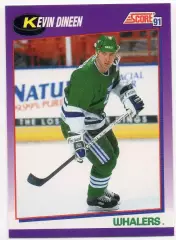Карточка Kevin Dineen/Кевин Дайнин (Hartford Whalers/Хартфорд Уэйлерс) НХЛ/NHL