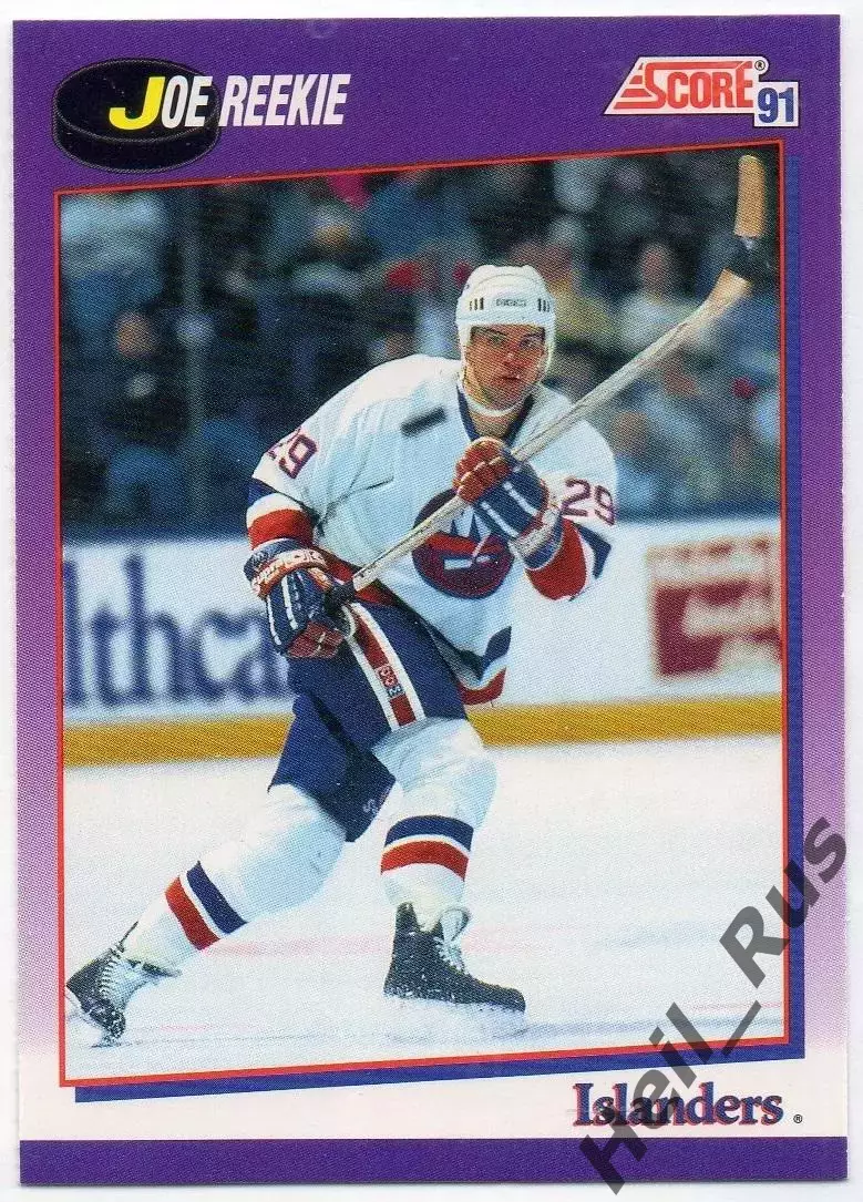 Карточка Joe Reekie/Джозеф Рики (New York Islanders/Нью-Йорк Айлендерс) NHL/НХЛ