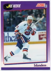 Карточка Joe Reekie/Джозеф Рики (New York Islanders/Нью-Йорк Айлендерс) NHL/НХЛ
