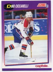 Хоккей. Карточка Dino Ciccarelli/Дино Сиссарелли (Вашингтон Кэпиталз) NHL/НХЛ