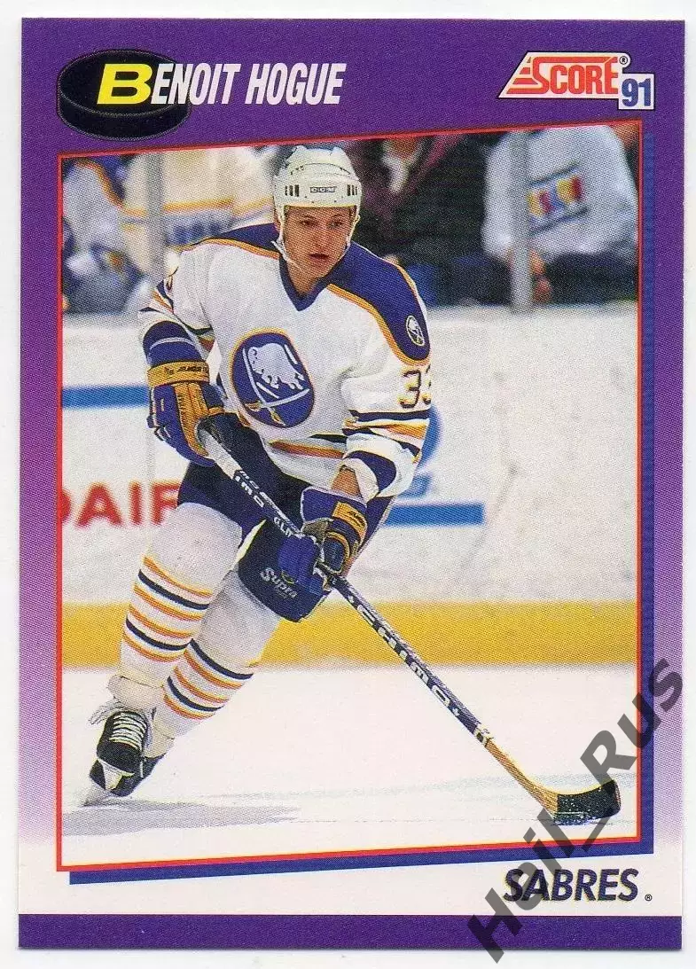 Хоккей Карточка Benoit Hogue/Бенуа Хог (Buffalo Sabres/Баффало Сейбрз) НХЛ/NHL