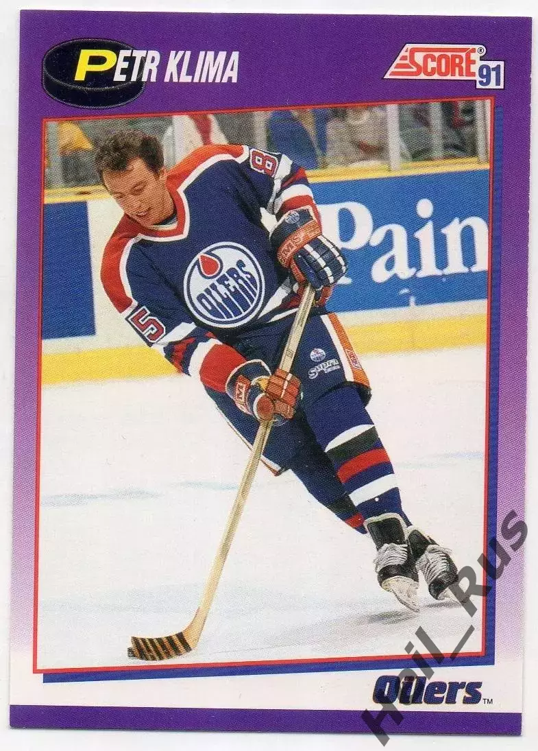 Хоккей. Карточка Petr Klima / Петр Клима Edmonton Oilers/Эдмонтон Ойлерз НХЛ/NHL