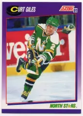 Карточка Curt Giles/Курт Жиль Minnesota North Stars/Миннесота Норт Старз НХЛ/NHL