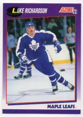 Карточка Luke Richardson / Люк Ричардсон (Toronto Maple Leafs / Торонто) НХЛ/NHL