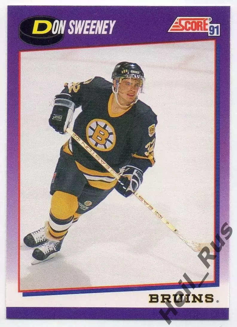 Хоккей. Карточка Don Sweeney/Дон Суини (Boston Bruins/Бостон Брюинз) НХЛ / NHL