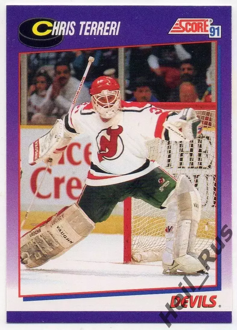 Карточка Chris Terreri/Крис Террери New Jersey Devils/Нью-Джерси Девилз; НХЛ/NHL