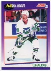 Карточка Mark Hunter/Марк Хантер (Hartford Whalers/Хартфорд Уэйлерс) НХЛ/NHL
