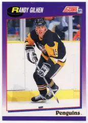 Карточка Randy Gilhen/Рэнди Гилен Pittsburgh Penguins/Питтсбург Пингвинз НХЛ/NHL