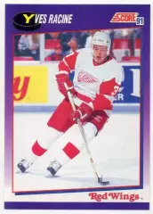 Хоккей Карточка Yves Racine/Ив Расин Detroit Red Wings/Детройт Ред Уингз NHL/НХЛ