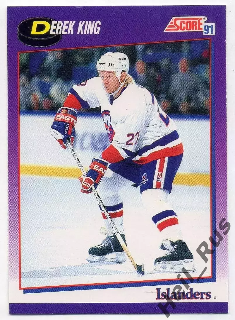 Карточка Derek King/Дерек Кинг (New York Islanders/Нью-Йорк Айлендерс) НХЛ / NHL