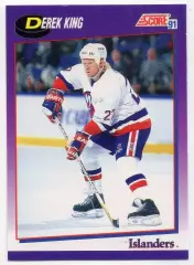 Карточка Derek King/Дерек Кинг (New York Islanders/Нью-Йорк Айлендерс) НХЛ / NHL