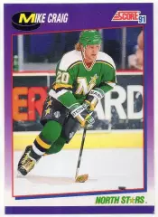 Хоккей. Карточка Майк Крэйг (Minnesota North Stars/Миннесота Норт Старз) НХЛ/NHL