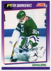 Карточка Peter Sidorkiewicz/Питер Сидоркевич (Hartford Whalers/Хартфорд) NHL/НХЛ