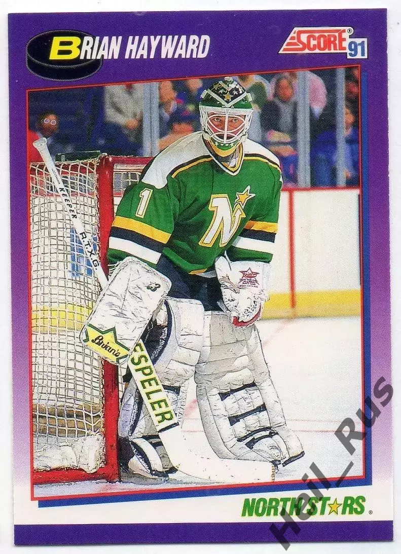 Карточка Brian Hayward/Брайан Хэйуорд (Minnesota North Stars/Миннесота) НХЛ, NHL