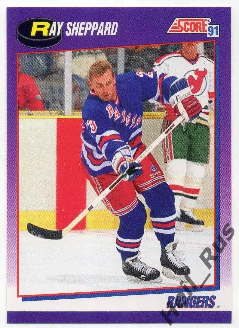 Карточка Ray Sheppard/Рэй Шеппард (New York Rangers/Нью-Йорк Рейнджерс) NHL/НХЛ