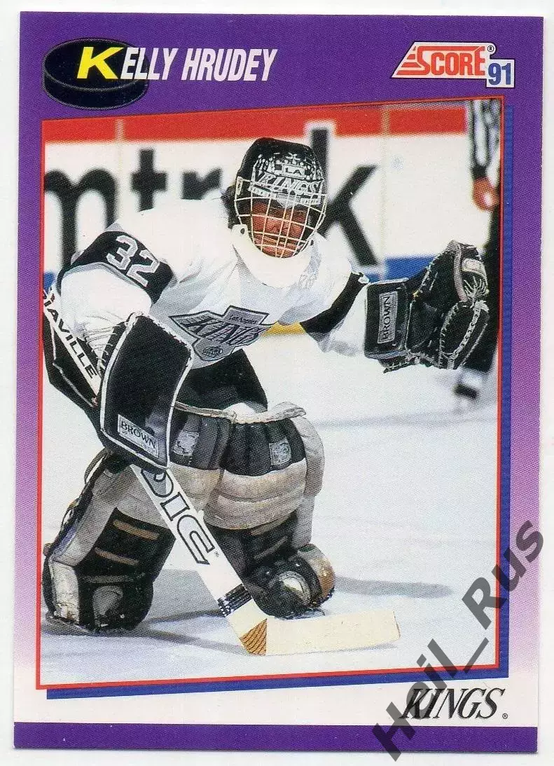 Карточка Kelly Hrudey/Келли Хруди (Los Angeles Kings/Лос-Анджелес Кингз) НХЛ-NHL