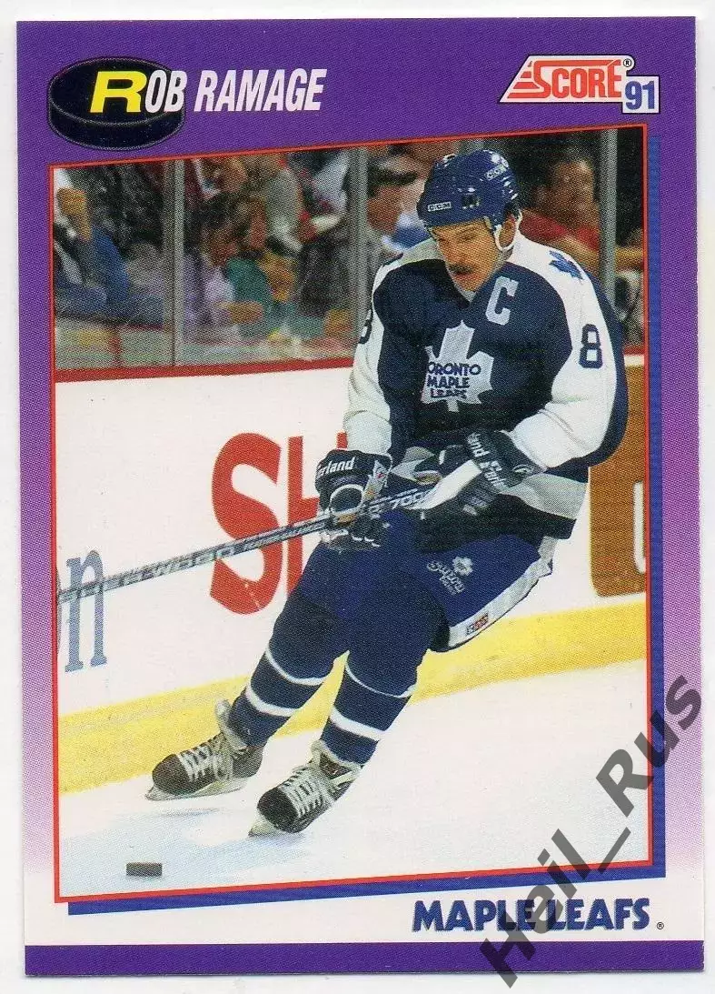 Карточка Rob Ramage/Роб Рэмэдж (Toronto Maple Leafs/Торонто Мейпл Лифс) НХЛ/NHL