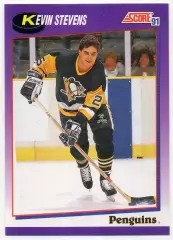 Хоккей. Карточка Кевин Стивенс (Pittsburgh Penguins/Питтсбург Пингвинз) НХЛ/NHL