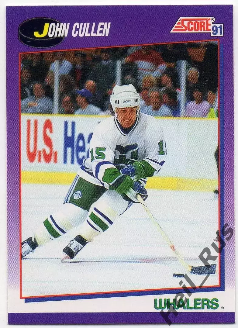 Карточка John Cullen / Джон Каллен (Hartford Whalers/Хартфорд Уэйлерс) НХЛ/NHL