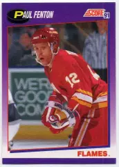 Хоккей. Карточка Paul Fenton/Пол Фентон (Calgary Flames/Калгари Флэймз) НХЛ/NHL