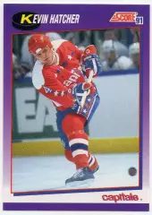 Хоккей. Карточка Kevin Hatcher/Кевин Хэтчер Capitals/Вашингтон Кэпиталз НХЛ/NHL