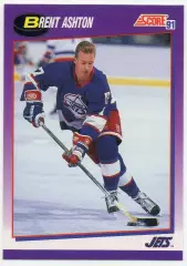Хоккей. Карточка Brent Ashton / Брент Эштон Winnipeg Jets/Виннипег Джетс НХЛ/NHL