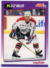 Хоккей. Карточка Kelly Miller/Келли Миллер Washington Capitals/Вашингтон NHL НХЛ