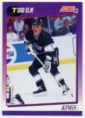 Хоккей Карточка Todd Elik/Тодд Элик Los Angeles Kings/Лос-Анджелес Кингз NHL НХЛ