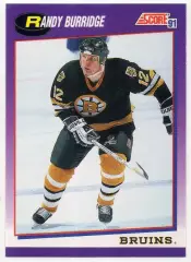 Хоккей Карточка Randy Burridge/Рэнди Барридж Boston Bruins/Бостон Брюинз НХЛ NHL