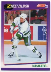Карточка Z. Zalapski/Зарли Залапски (Hartford Whalers/Хартфорд Уэйлерс) НХЛ, NHL