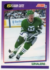 Карточка Sylvain Cote/Сильвейн Коте (Hartford Whalers/Хартфорд Уэйлерс) НХЛ/NHL