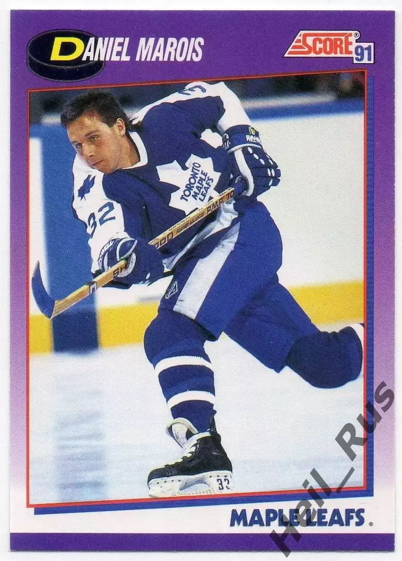 Хоккей; Карточка Daniel Marois/Даниэль Маруа Toronto Maple Leafs/Торонто NHL/НХЛ